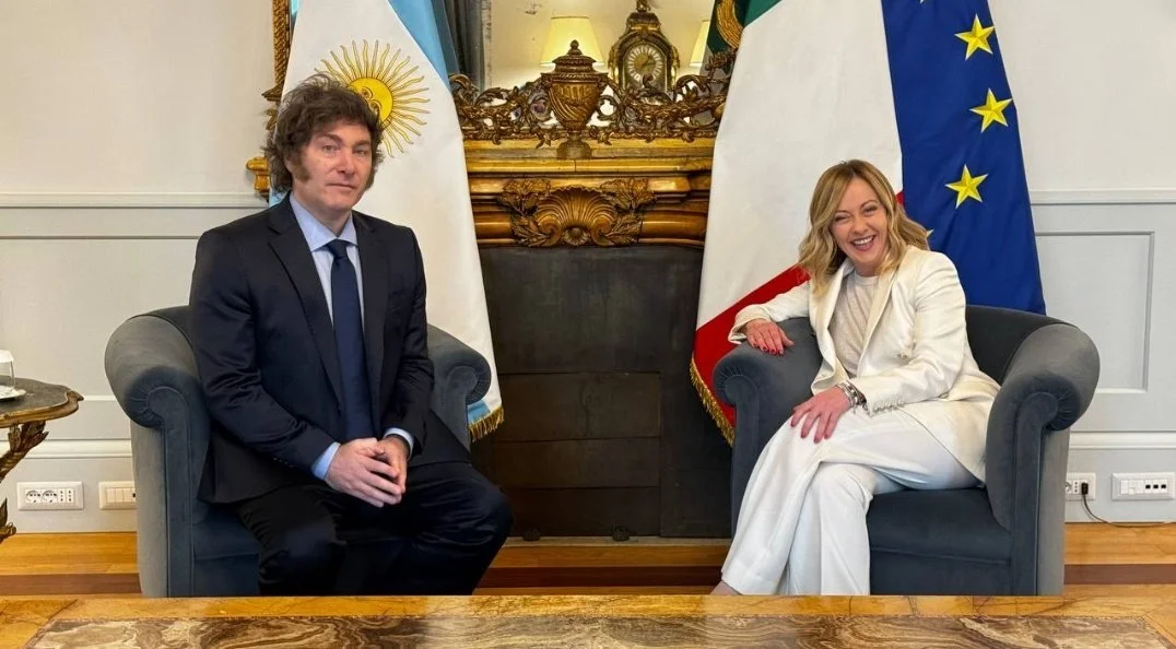 Milei in Italia: pace fatta con il Papa e sintonia con Meloni
